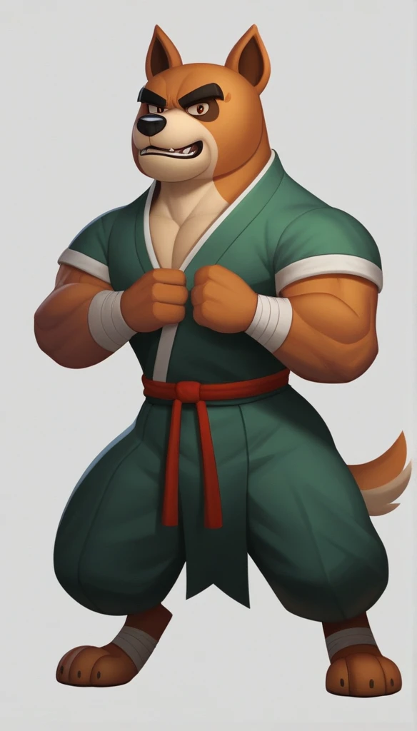 a Kung Fu dog dressed in martial costume,The dog is a teddy dog, The teddy dog is performing Chinese kung fu,The dog should appear skilled and confident in its movements,showcasing its martial arts prowess, a traditional Chinese garden background,to enhance the overall aesthetic,Use lighting an composition to highlight the dog’s agility and grace, capturing a moment that is both dynamic and visually striking, anthropomorphic, movie lighting,light and shade conteast,8k,best quality,super detail,3d art,c4d,The focal of length of the background is 50mm f2.8,octane render,ray tracing,Pixar trend,high details8k,studio lighting,8k, --ar 9:16 --iw 2 --v 5