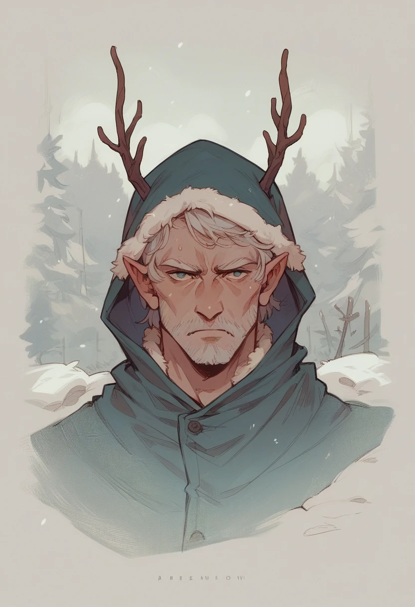weretiger dnd snow background
