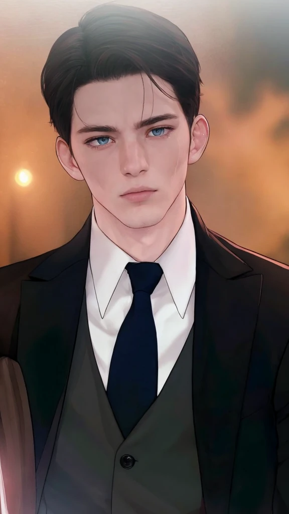 Matthias von helhardt, Webtoon, crying tas sing luwih neat, realistic, handsome, handsome, realistic