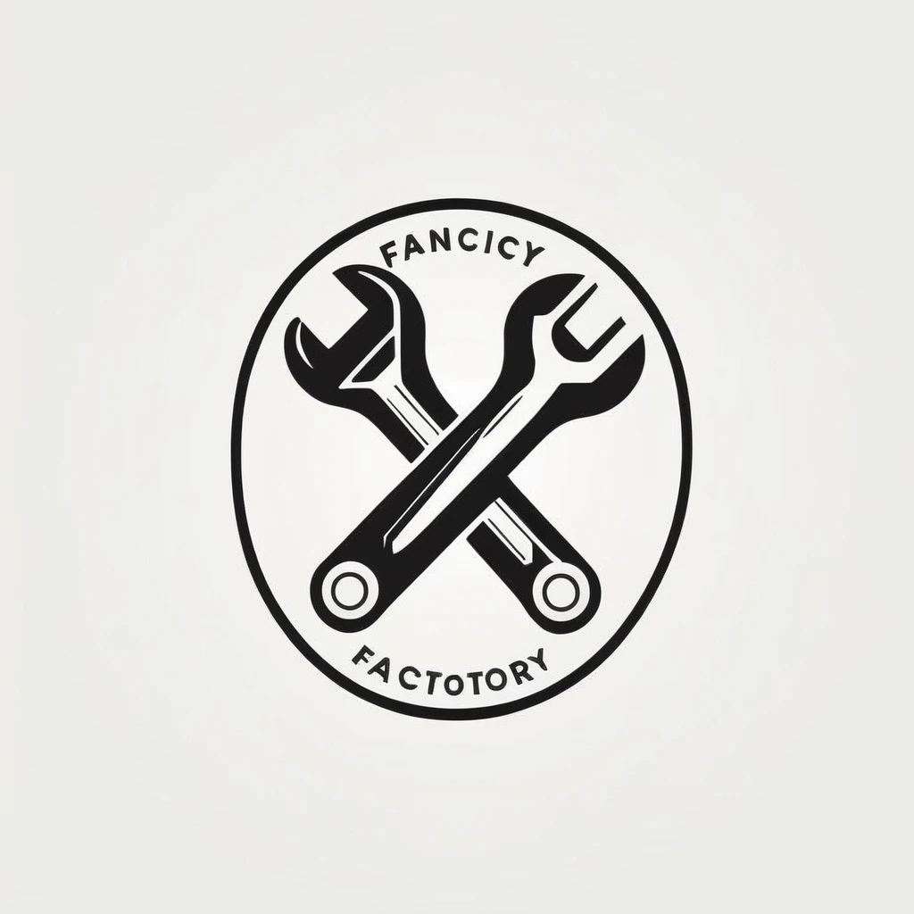 Stylish electrical factory logo
Tools, spanners, etc
Pretty cool
chic and modern design
monotone
The background is white