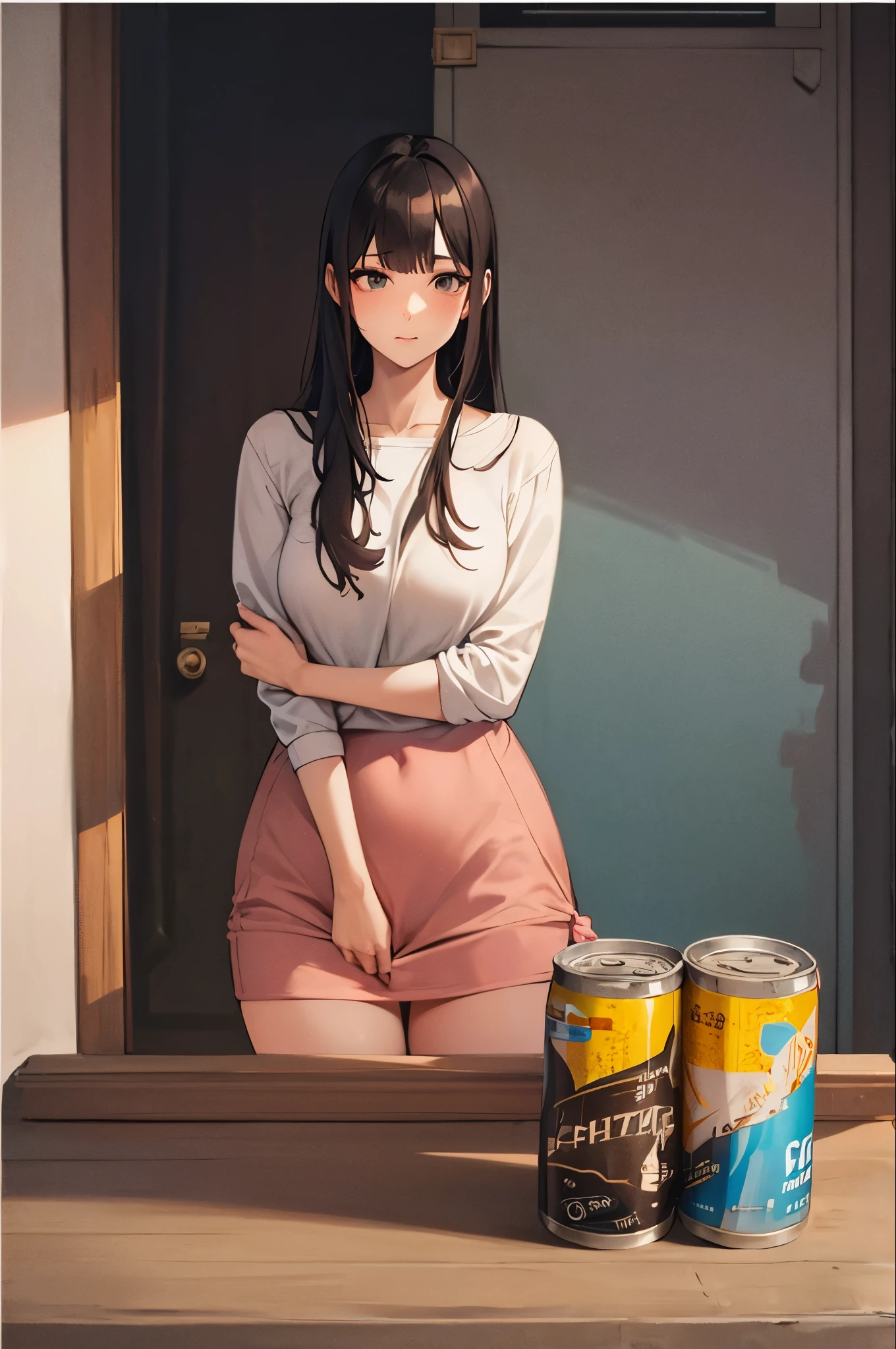 One girl , (can't believe it_Absurd:1.5), 「solo」「Very delicate , beautiful girl , 8k wallpaper,cherry blossoms:1.6,