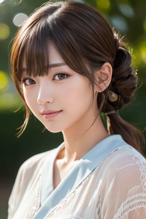 masterpiece:1.3), (8K, Realistic, RAW Photos, Best image quality: 1.4), Japanese women、(Random Hairstyles:1.2)、Highly detailed face、Attention to detail、double eyelid、Beautiful woman:1.4、Light brown hair、Highest quality、masterpiece、Ultra-high resolution、(Realistic:1.4)、Detailed and professionally lit smiles、Loose、thin、Shorthair、Deadly position、Sports、Full body image、