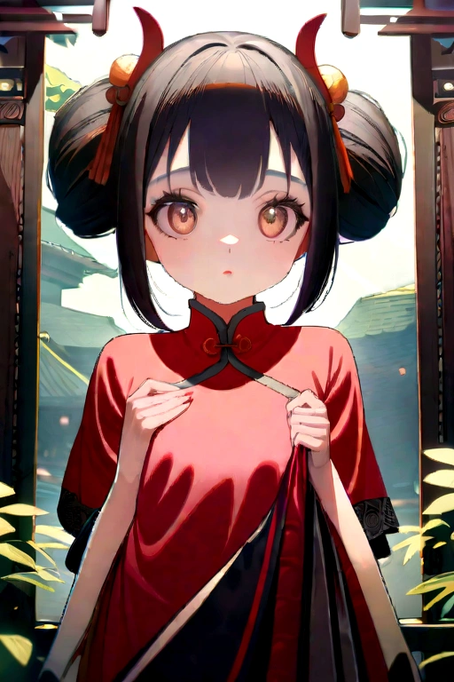 1girl, loli, chinese traditional dress, short qipao,Raise your legs forward high ,beautiful detailed eyes, beautiful detailed lips, extremely detailed face and eyes, long eyelashes, intricate details,, (best quality,4k,8k,highres,masterpiece:1.2),ultra-detailed