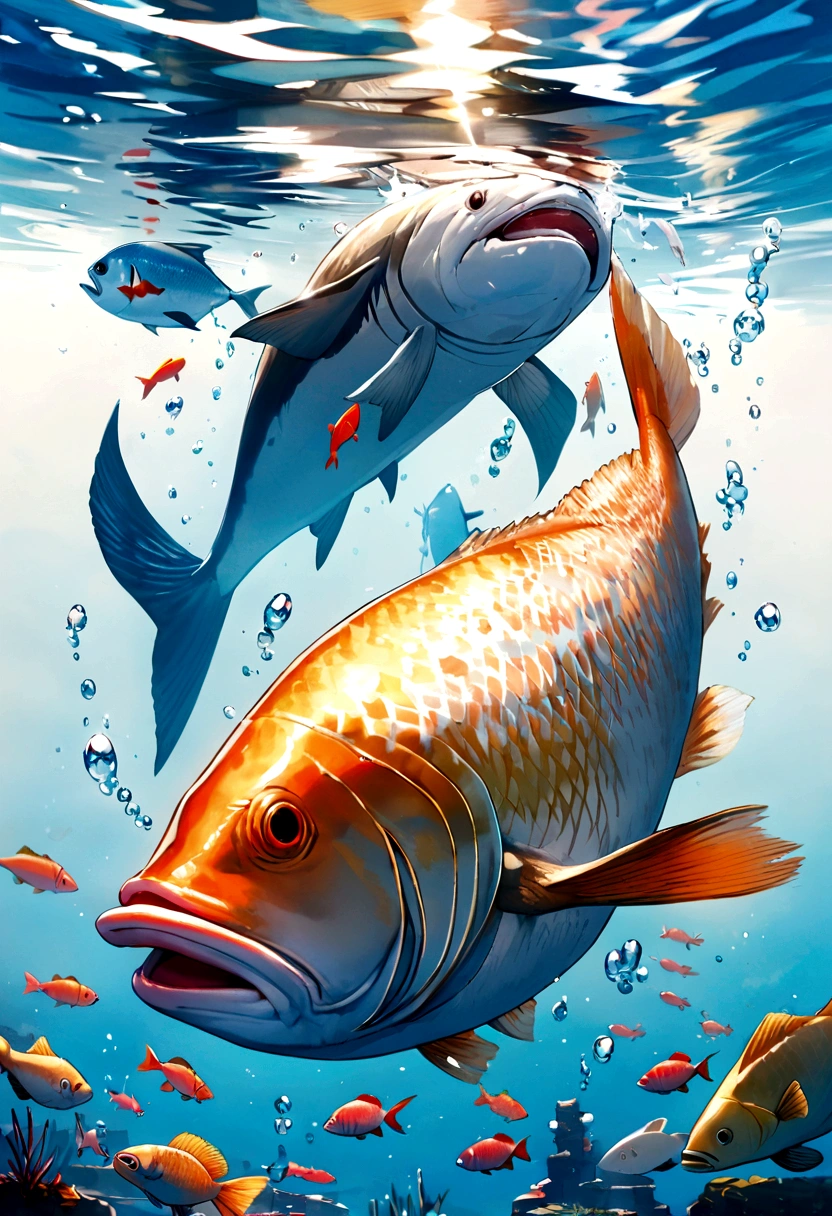 microplastic, fish