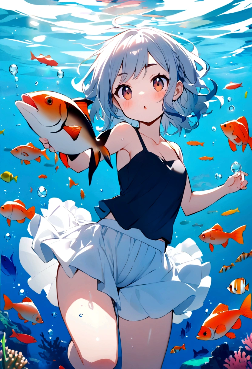 microplastic, fish
