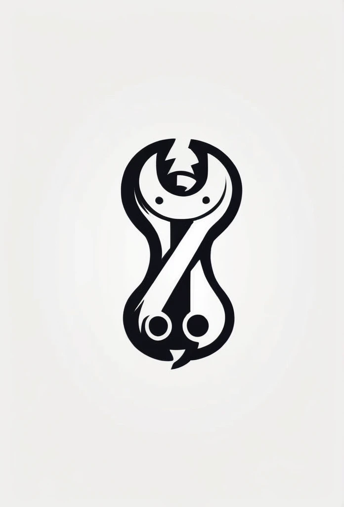 A stylish electric company logo that gives you a sense of history
with electrical tools such as spanners, wrenches, nuts, bolts, etc
Pretty cool
chic and modern design
monotone
The background is white