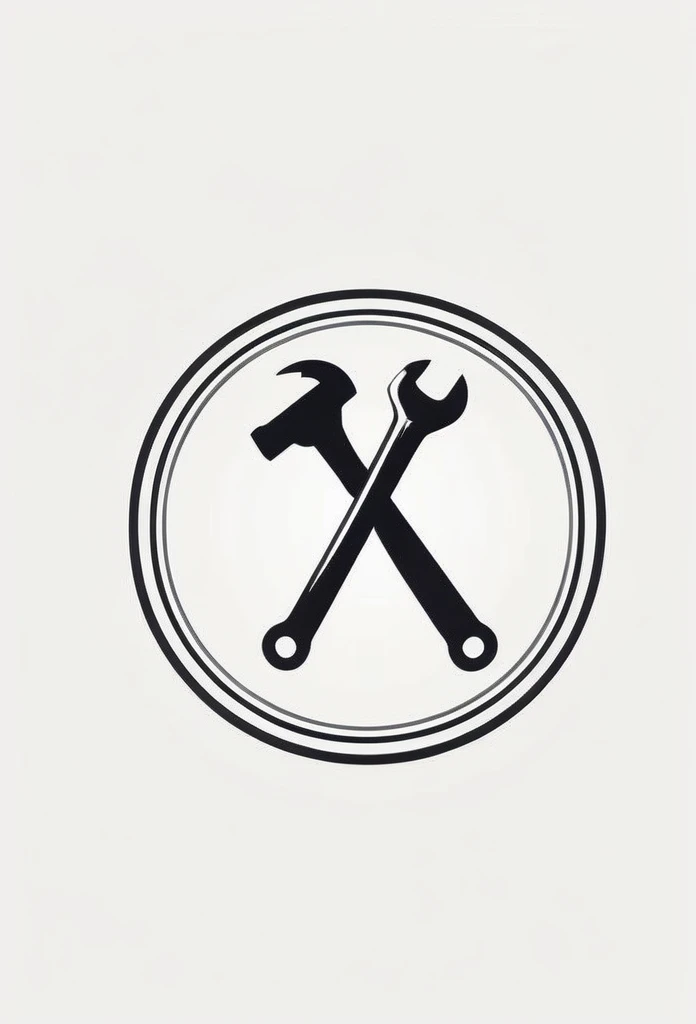 A stylish electric company logo that gives you a sense of history
with electrical tools such as spanners, wrenches, nuts, bolts, etc
Pretty cool
chic and modern design
monotone
The background is white