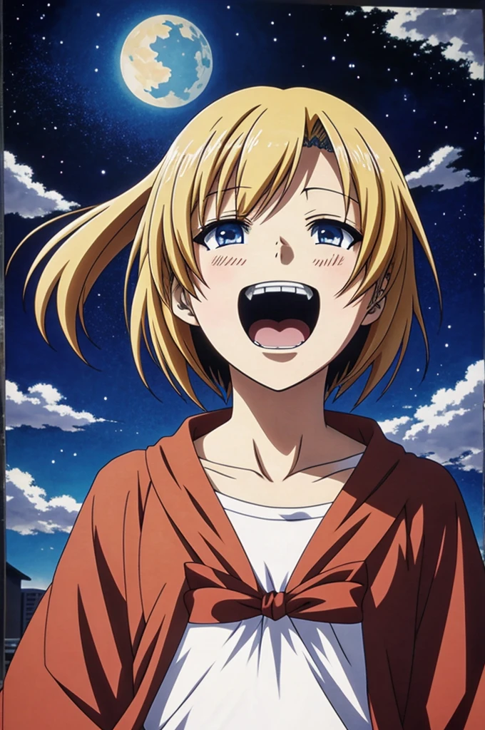 Anime, scared
