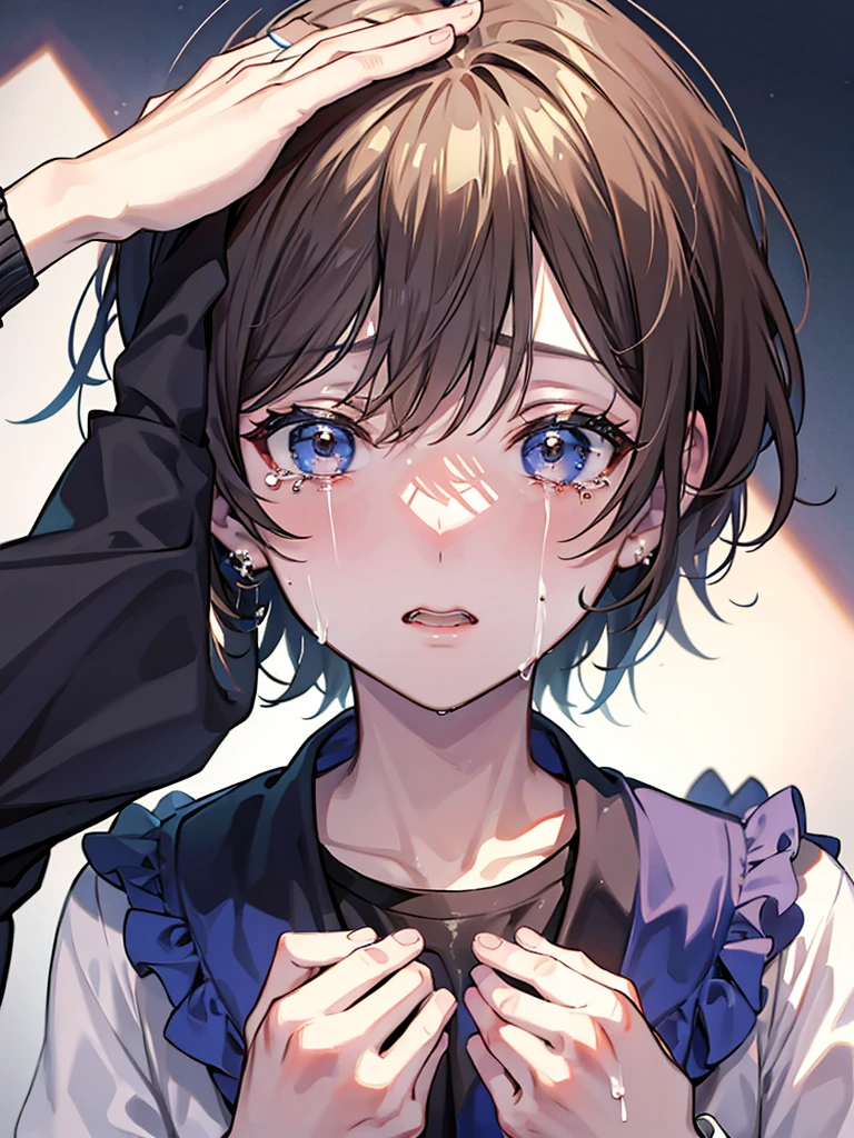 boy，tearful