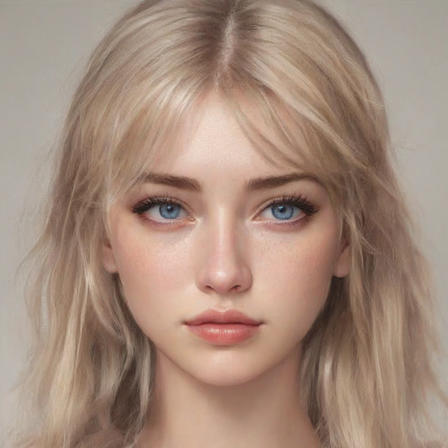 a close up of a woman with blonde hair and blue eyes, beautiful realistic face, photorealistic beautiful face, , hyperrealistic , kawaii realistic portrait, realistic beautiful face, accurate ultra realistic faces, hyperrealistic beautiful face, realistic portrait, ultra - realistic faces, realistic art style