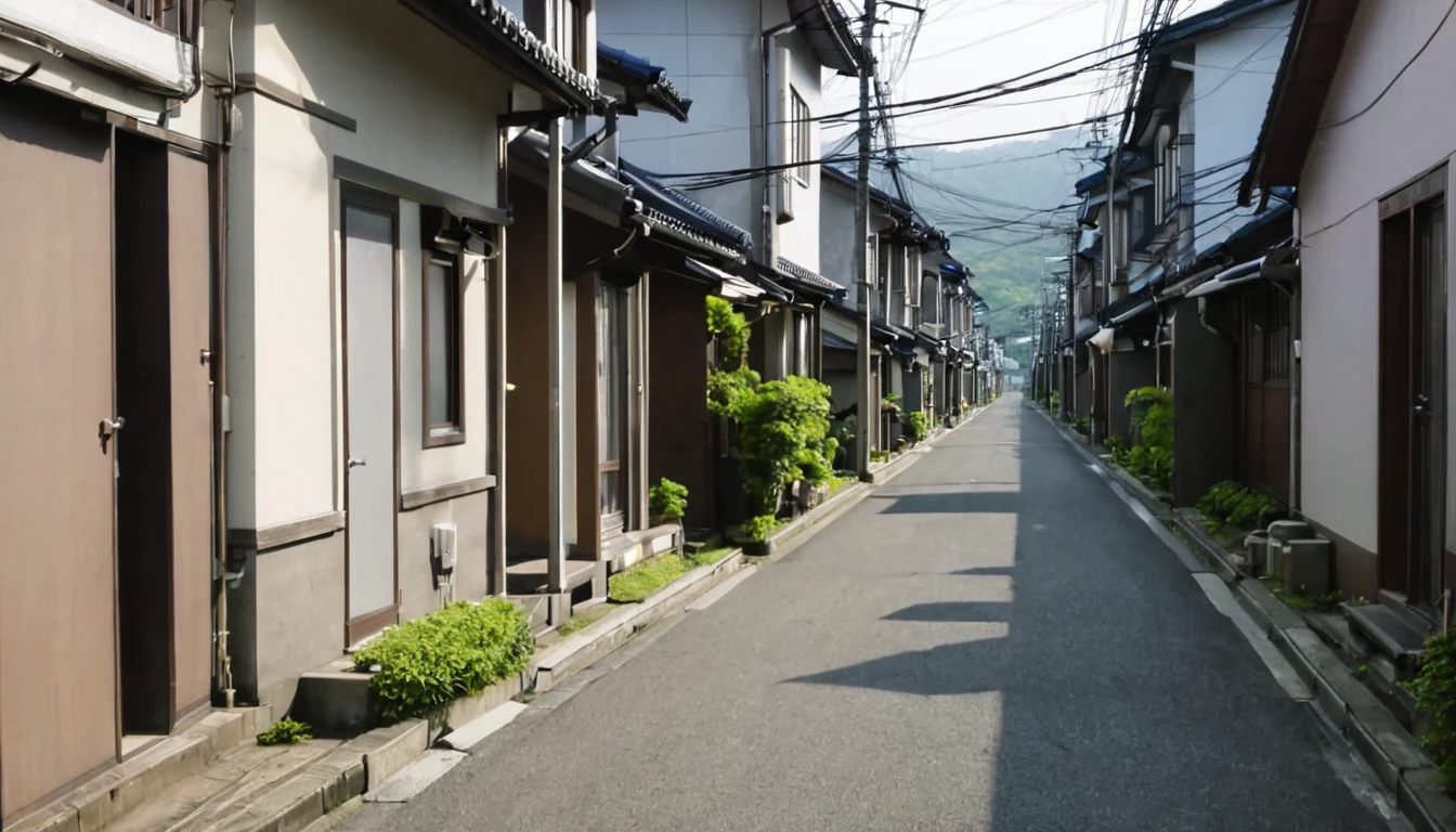 Residential Street、dim、Nobody is here、