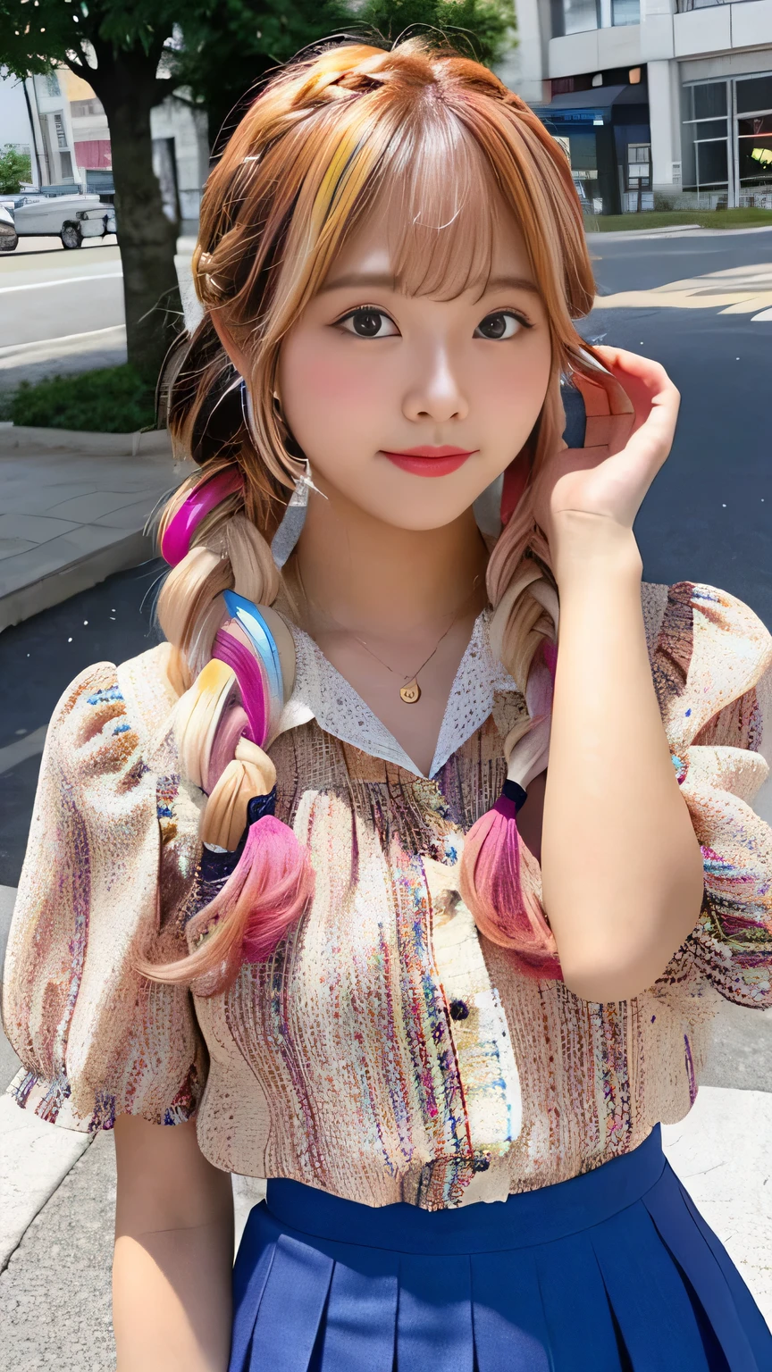 ((holding a large loaf of bread))、
12 year old girl、
Day本アイドル、

Cute Smile、
Lewd smile、　
Panting face、Pant voice、
Fluid organization:1.6), One beautiful girl with really wild hair, (Colorful wavy hair:1.2),( Two long braids:1.2), (Long wild hair:1.2), (Multicolored Hair: 1.9),Cute smile
Bakery Sales Staff、

Angle from directly below、
Low - Angle、スーパーLow - Angle、
apron、
blouse(See-through)、
はだけるblouse、
My shirt is open、
Open shirt、
hot pants、
ピンク色のhot pants、I can see a little underwear、Thighs、Butt、Beautiful buttocks、
I'm cleaning、
I'm wiping the floor.、Wipe the floor with a rag、
Bend over to clean、




clear、serious
Bakery Cafe、bread
Bakery clerk、Day本アイドル、

(masterpiece), (Highest quality:1.4), Absurd, [:Intricate details:0.2],  (View your viewers:1.2), Day,  reflection、
Reddish hair，Golden Student，enjoy，Moist，肉感Thighs，Slim figure，Moist, Glowing pink skin，transparent，Mature Woman，Affectionate expressions，情熱的に取り組んでいます

Day本アイドル