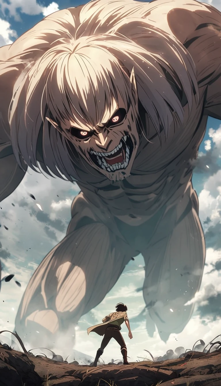 Eren Yeager fight Titan