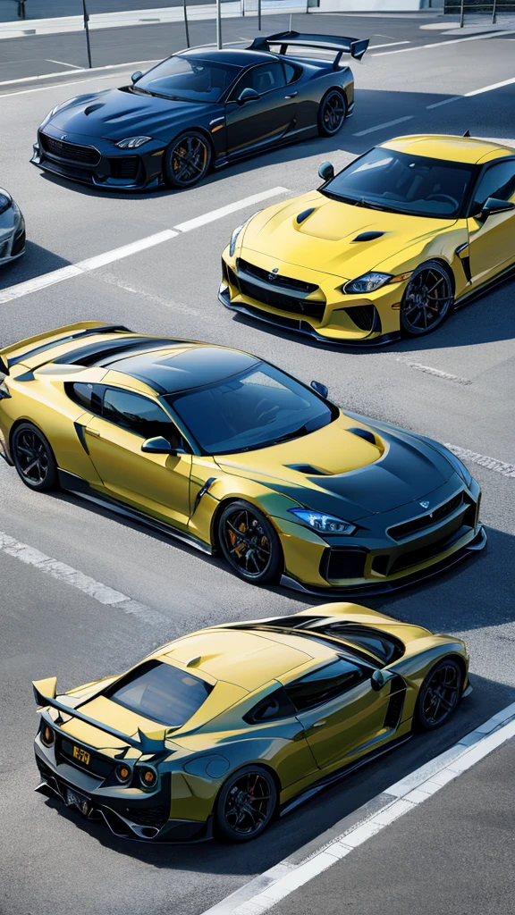 GTR parked in the parking lot