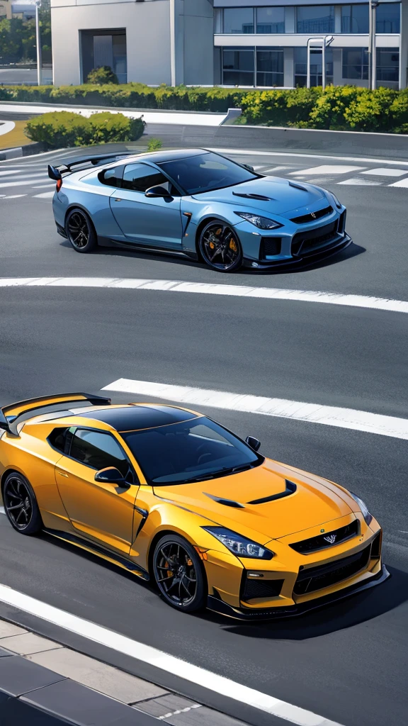 GTR parked in the parking lot