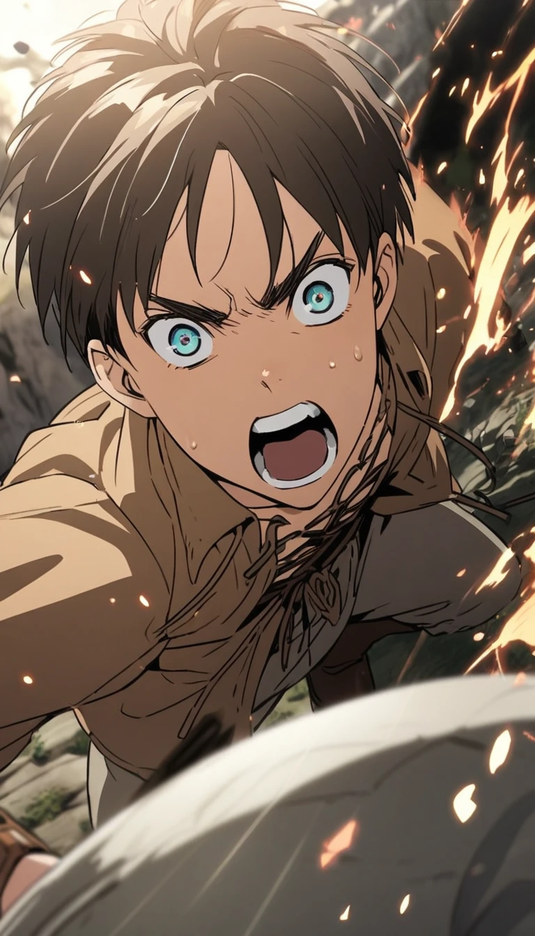 Eren Yeager under attack