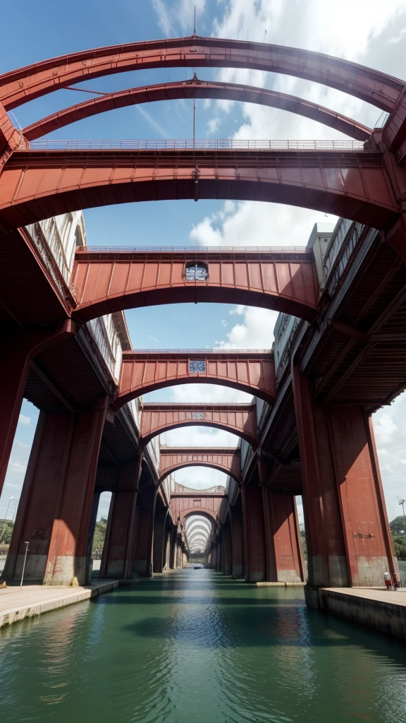 3 red mogi guaçu bridge backgrounds
