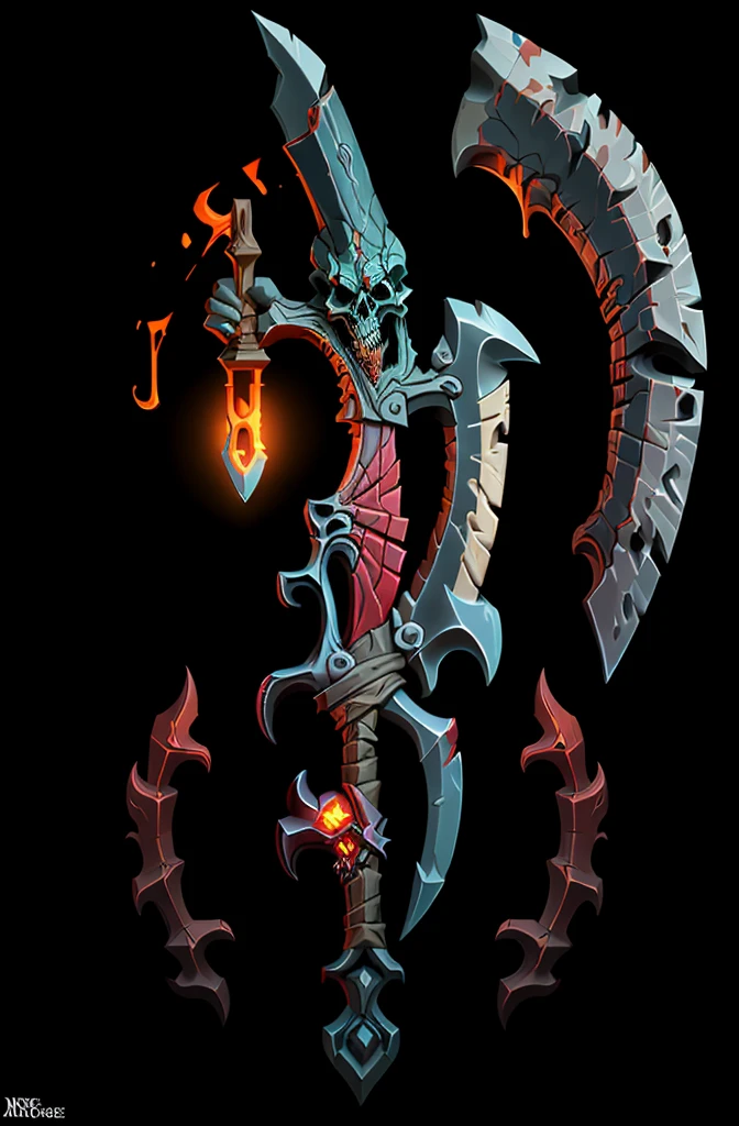 (masterpiece, best quality, ultra-detailed, absurdres), stylized:0.2, oversaturated, Illustration, stylized, woodcutting axe, 
game art, (AXE), horror, unholy, demonic, eye, glowing, flesh, nightmare, epic, skull, evil, Trending on Artstation, axe, WoWstyle,
(black background),