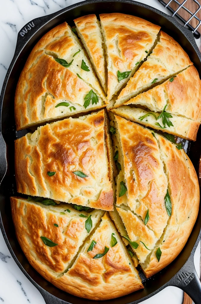 A skillet bread recipe