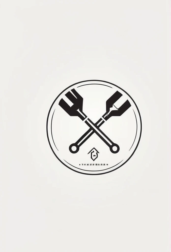 The logo of a stylish electric company that handles Japanese tools
a person who works with tools in a factory
Pretty cool
chic and modern design
monotone
The background is white