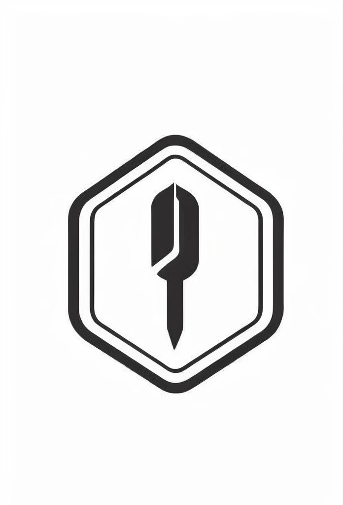 The logo of a stylish electric company that handles Japanese tools
a person who works with tools in a factory
Pretty cool
chic and modern design
monotone
The background is white