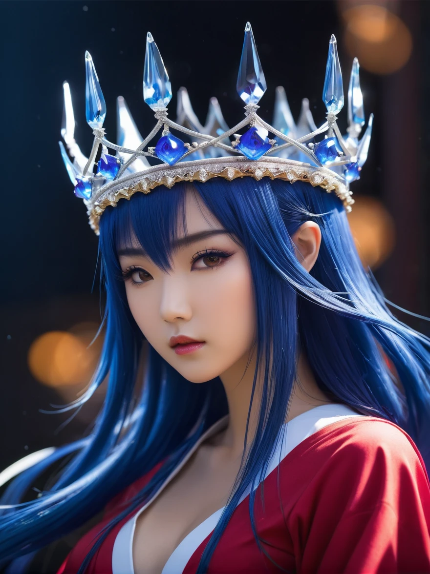 Demon's Crown, in style of Miki Asai