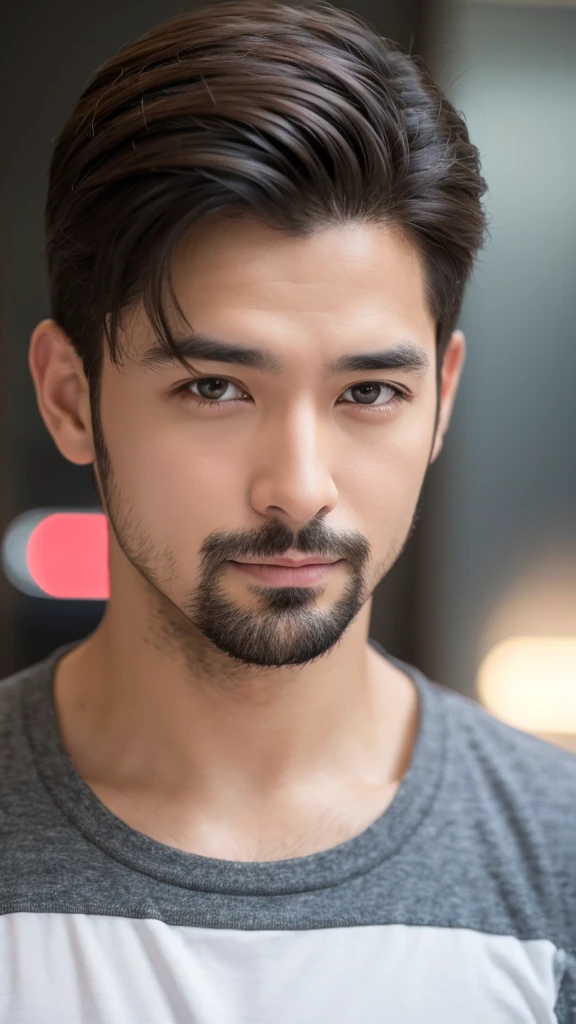 Refreshing man in his 40s、Short Hair、Chinese meat、Beardless 2D