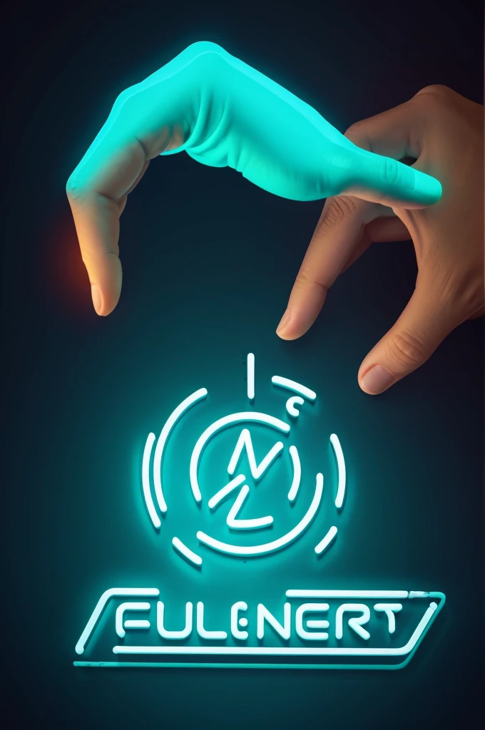 A visually impressive watermark (logo) for images (watermark), designed to represent the concept of clicking. The logo shows a stylized hand with a pointing finger, symbolizing the act of clicking a button or link. The hand is surrounded by a stylish and modern design with a touch of elements.
futuristic elves The overall color scheme is a mix of luminescent neon white and luminescent neon light blue, creating a feeling of energy and excitement. The logo embodies the essence of the magic of discovery, encouraging users to click and discover treasures from the elf profile.