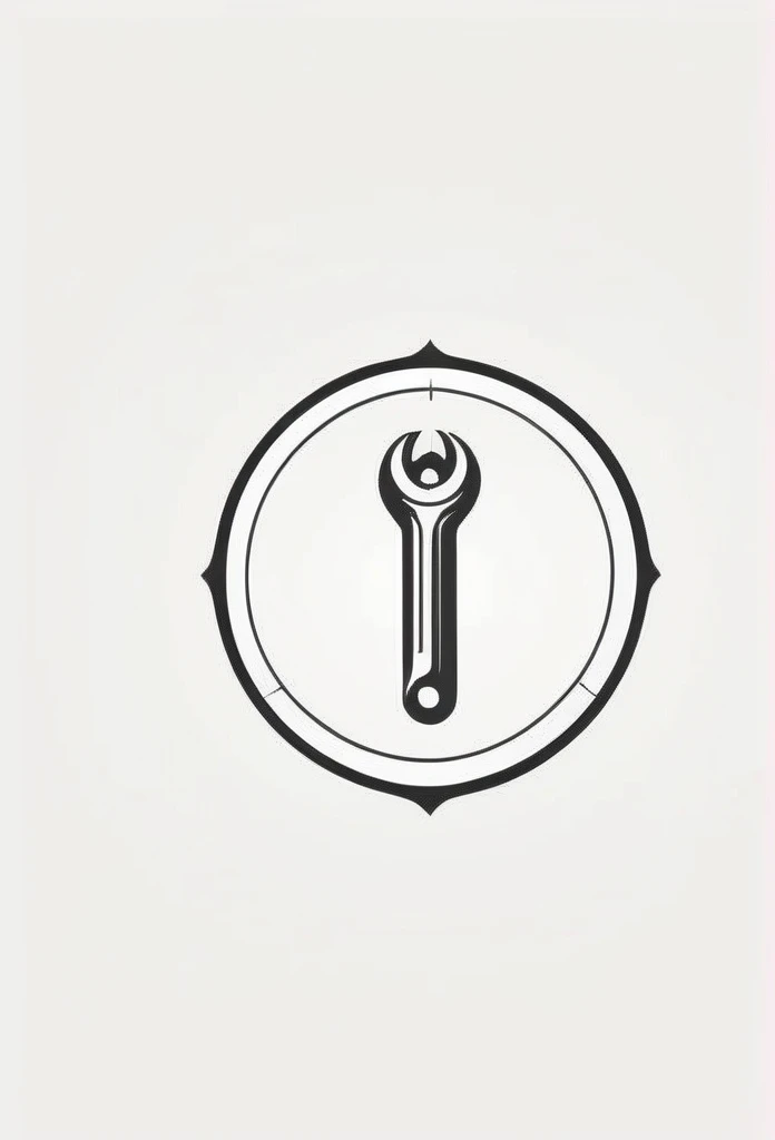 Japan's stylish electronics company logo that handles tools

a person who works in a factory using tools

Pretty cool
chic and modern design
monotone



The background is white