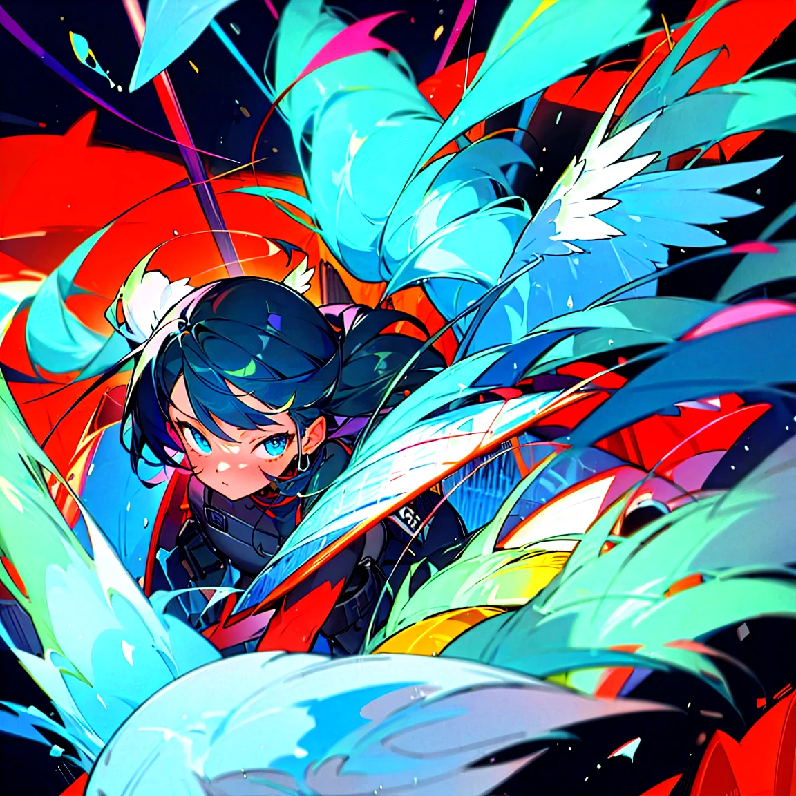 (masterpiece, best quality:1.2), 1 Girl, Solitary,Dynamic , illustration,Anime Characters,Angel