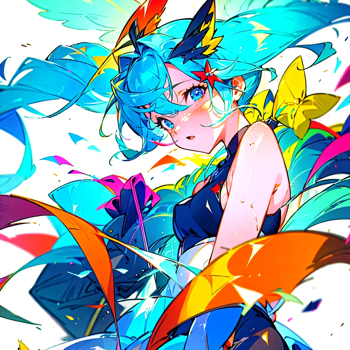 (masterpiece, best quality:1.2), 1 Girl, Solitary,Dynamic , illustration,Anime Characters,Angel