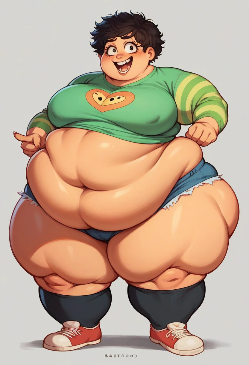 Fat obese sssbbw gluttony high school girl pixar animated