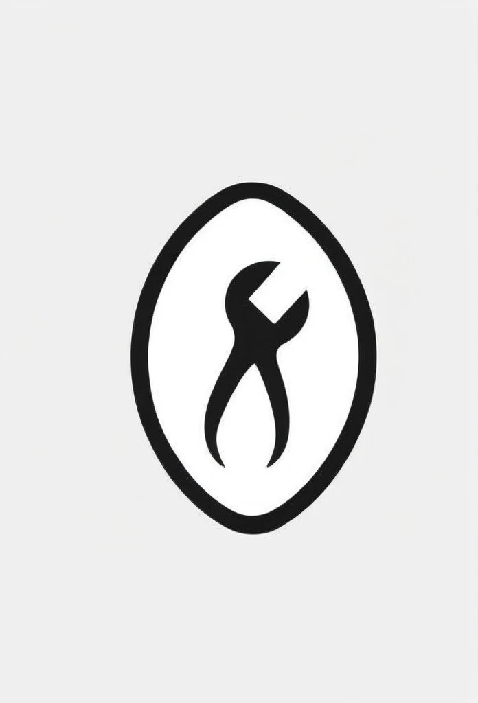 Japan's stylish electronics company logo that handles tools
Inside the logo, a serious monotone person who works as a tool in the factory (big picture)
Pretty cool
chic and modern design
monotone
The background is white