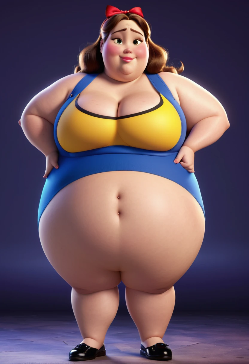 Fat obese sssbbw gluttony high school girl pixar animated 