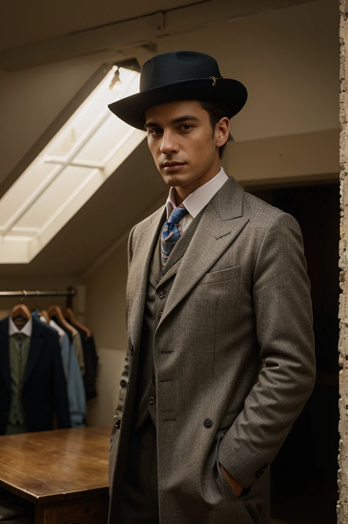 “...Cut in the latest fashion,
Like a London dandy dressed - And finally saw the light".