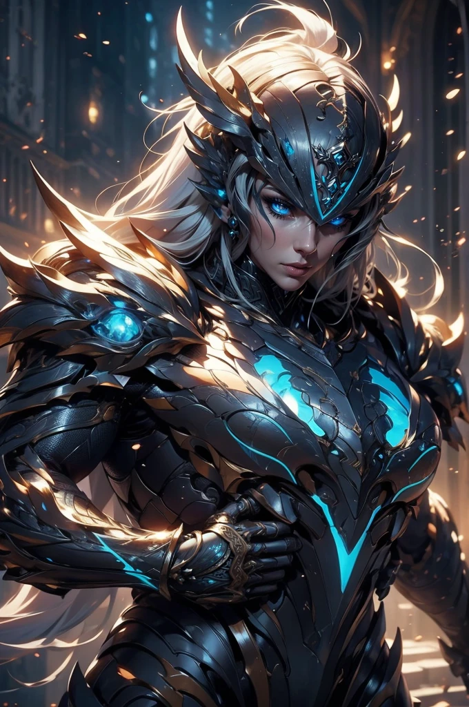 1girl, muscular athletic body, elemental powers, glowing energy aura, hyper detailed, intricate armor, detailed facial features, piercing eyes, flowing hair, detailed clothing texture, dynamic action pose, volumetric lighting, cinematic camera angle, fantasy landscape background, epic dramatic lighting, vibrant color palette, digital art, concept art style, octane render, 8k, HDR, hyper realistic, photorealistic
