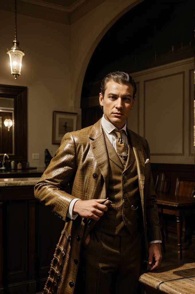 “...The crocodile has been shorn in the latest fashion,
Like a London dandy dressed - And finally saw the light".