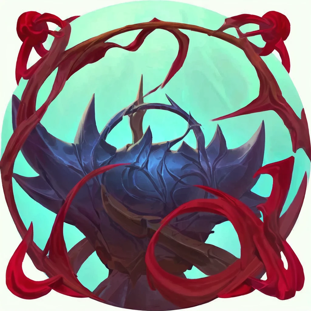 Mist icon shaped like thorns that cover a target's body, spines, spines feitos de Névoa rosa, o alvo está coberto por esses spines de nevóa.