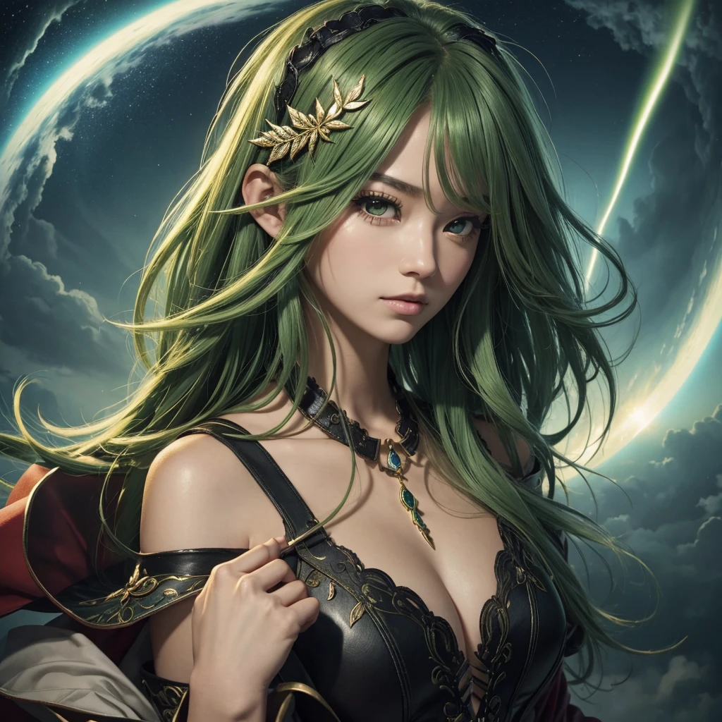 (high quality)、(masterpiece)、(detailed)、One Beautiful Woman、Woman with long green hair、Wizard、Right palm facing up、BRAEK、
A tornado is happening in the palm of your hand、A small tornado in the palm of your hand、BRAEK、
The background is a tornado、BRAEK
手のひらにtornadoを持っている、tornado、tornado、tornado
BRAEK
手のひらの上にtornadoがある