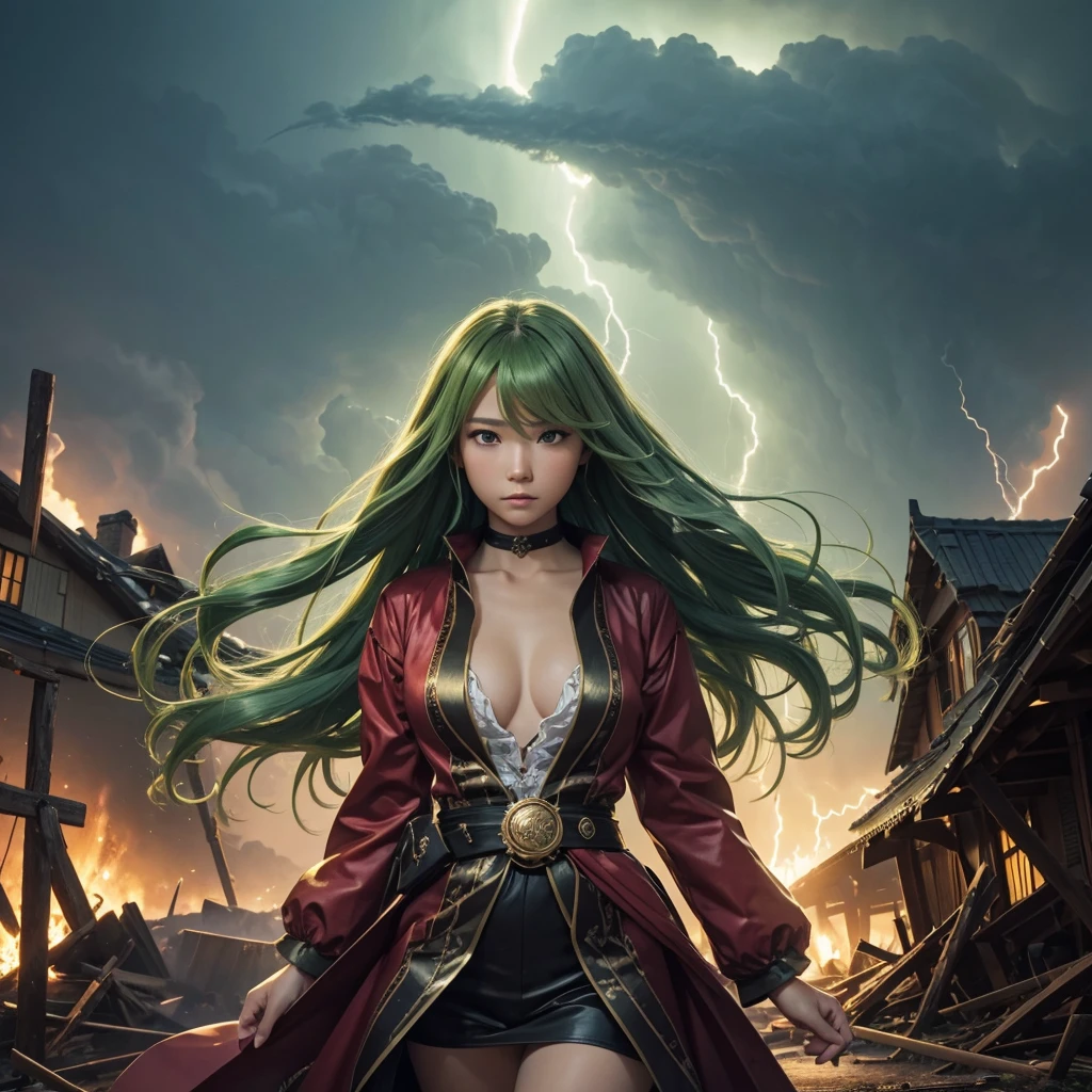 (high quality)、(masterpiece)、(detailed)、One Beautiful Woman、Woman with long green hair、Wizard、Right palm facing up、BRAEK、
A tornado is happening in the palm of your hand、A small tornado in the palm of your hand、BRAEK、
The background is a tornado、BRAEK
手のひらにtornadoを持っている、tornado、tornado、tornado
BRAEK
手のひらの上にtornadoがある