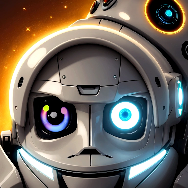 Eyes Shining icon robot