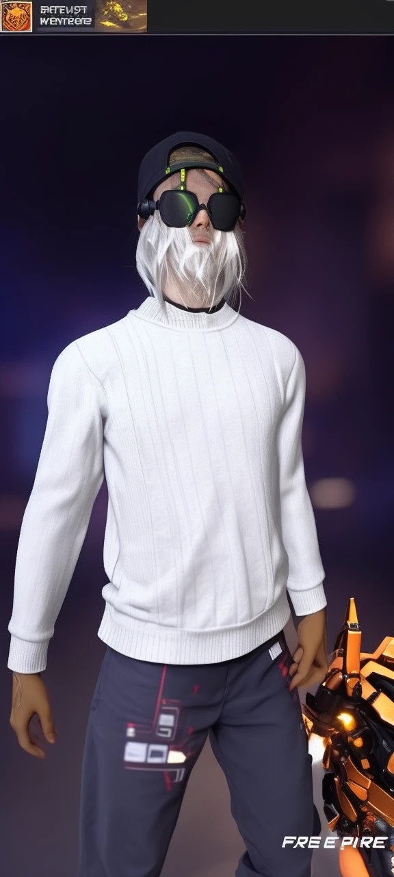 biomechanical cyberpun, high quality, high detail, one boy, grey hair, long hair, two pigtails, green eyes, sexy body, cyberpunk, lighting, dark tones, looking at viewer, dramatic, cybernetics, human-machine fusion, dystopian, organic meets artificial, dark, intricate, highly detailed