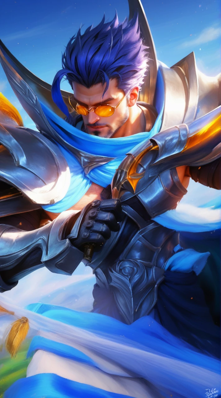 score_9, score_8_up, realistic, A handsome man, chest showing, body hair, Artwork, best quality, high resolution, Close-up portrait, bad, Greek God, fantasy, league of legends style, beautiful figure painting, bright light, Amazing composition, front view , hdr, volumetric lighting, ultra quality, elegant, highly detailed