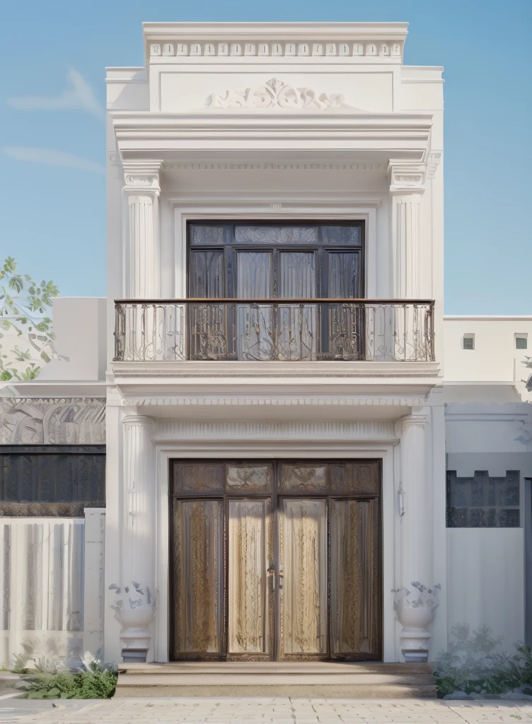 (masterpiece, best quality:1.2), KTHOUSE Villa - Classic, Classic villa, classic house, day light, beautyful shadow