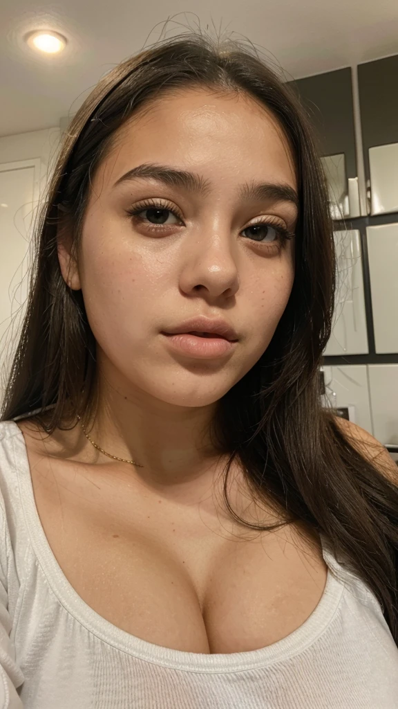 A 14 year old girl whos lips are massive and plumped thay are so thick thay and stick out so much she looks like a duck