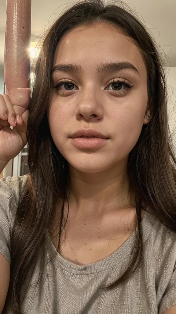 A 14 year old girl whos lips are massive and plumped thay are so thick thay and stick out so much she looks like a duck