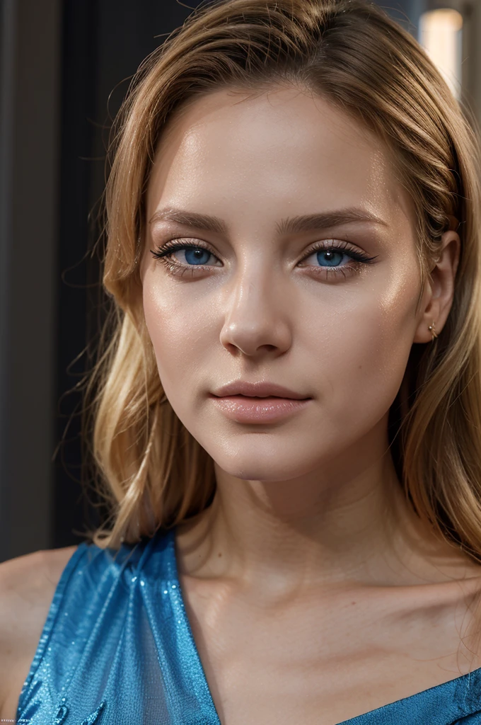 jeune ado de 21 and, blonde, yeux bleu, jolie, attirante, tres belle , belle peau, peau brillante, alure hautaine, cosplay d'infermière,haute qualité, 4K,8K, qualité realiste