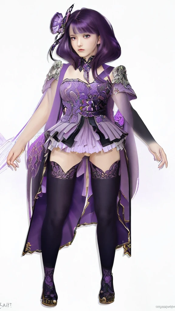 1girl, purple eyes, purple hair, best quality, masterpiece, intricate details, tonemapping, sharp focus, hyper detailed, trending on Artstation,