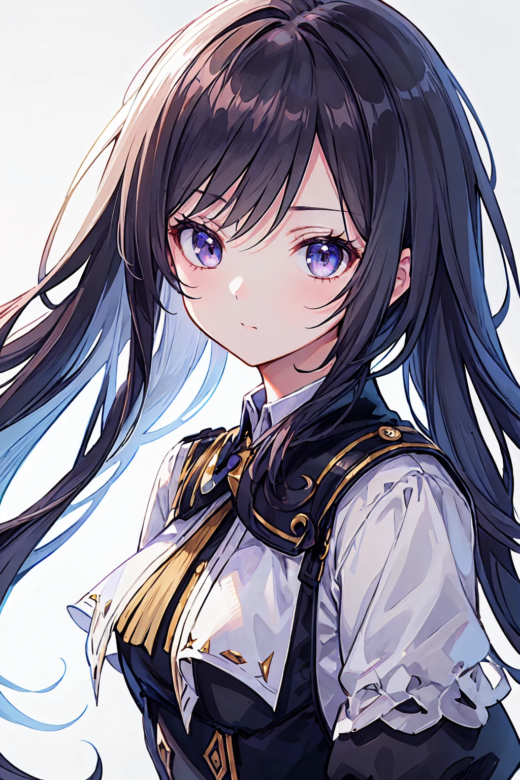 girl, A loose, fluffy dress, whole body, sunlight, Clear Face, Clean white background, masterpiece, Super detailed, A magnificent composition, Ultra HD, high quality, Very detailed, Official Art, Uniform 8k wallpaper, Super detailed, 32k