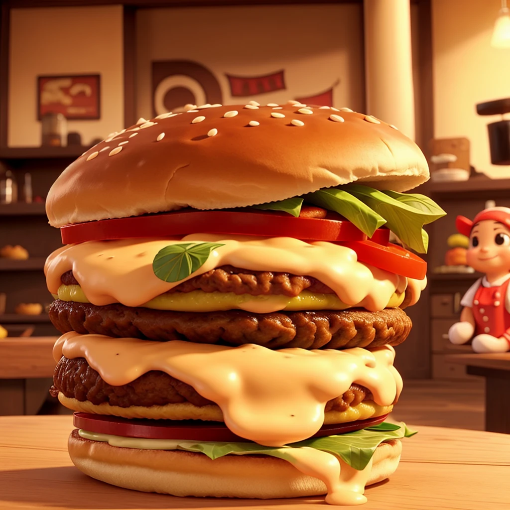 cute hamburger